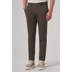 Morven Erkek Haki Pamuk Trend Slim Fit Chino Pantolon