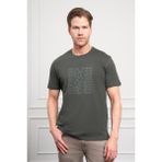 Morven Erkek Haki Trend Dinamik Fit Bisiklet Yaka T-Shirt - 2XL