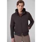 Morven Erkek Haki Trend Polyester Kapüşonlu Bomber Mont - 2XL