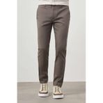 Morven Erkek Haki Yazlık Pamuk Yan Cep Slim Fit Chino Pantolon