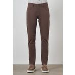 Morven Erkek KAHVE Pamuk 5 Cep Slim Fit Jean Kot Pantolon