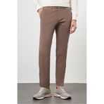Morven Erkek KAHVE Pamuk Yan Cep Slim Fit Chino Pantolon