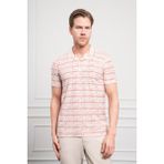 Morven Erkek Kiremit Trend Dynamic Fit Rahat Kesim Polo Yaka T-Shirt - 2XL
