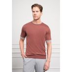Morven Erkek Kiremit Trend Polo Yaka Dinamik Fit Rahat Kesim T-Shirt