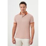 Morven Erkek Kiremit Trend Polo Yaka Dynamic Fit T-shirt