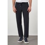 Morven Erkek Lacivert Poliviskon Trend İpli Jogger Slim Fit Spor Pantolon
