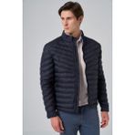 Morven Erkek Lacivert Polyester Kısa Kapitone Mont
