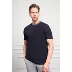 Morven Erkek Lacivert Trend Bisiklet Yaka Dinamik Fit T-Shirt