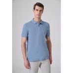 Morven Erkek Mavi Basic Polo Yaka Dynamic Fit T-Shirt - 2XL