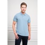 Morven Erkek Mavi Basic Polo Yaka Dynamic Fit T-Shirt