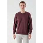 Morven Erkek Mürdüm Basic Bisiklet Yaka Sweat-shirt