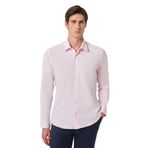 Morven Erkek Pembe Slim Fit Sert Yaka Gömlek
