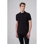 Morven Erkek Siyah Basic Polo Yaka Dynamic Fit T-Shirt - 2XL