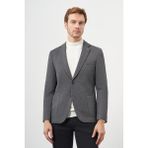 Morven Erkek Siyah Örme Slim Fit Torba Cep Mono Yaka Spor Ceket - 46 - 6 Drop
