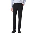Morven Erkek Siyah Trend Slim Fit Yandan Lastikli Pantolon
