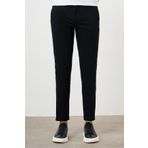 Morven Erkek Siyah Yazlık Pileli Slim Fit Chino Pantolon 24YS003006