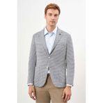 Morven Erkek Taş Örme Slim Fit Torba Cep Mono Yaka Spor Ceket