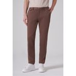 Morven Erkek Vizon Pamuk Trend Slim Fit Chino Pantolon