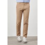 Morven Erkek Vizon Pamuk Yan Cep Slim Fit Chino Pantolon