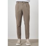 Morven Erkek Vizon Trend Slim Fit Tam Lastik Pantolon