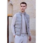Morven Erkek Vizon Trend Yünlü Dinamik Fit Şişme Yelek