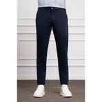 Morven Lacivert Slim Fit Dar Kesim Chino Yan Cep Erkek Pantolon