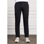 Morven Siyah Slim Fit Dar Kesim Chino Yan Cep Erkek Pantolon