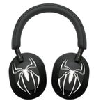 MORWLAT Sony WH-1000XM5/Sony WH-CH720N/B/Sony WH1000XM4/S için Örümcek Metal Ataşmanları, Erkekler Kadınlar için Moda Kulaklık Aksesuarları (Gümüş)