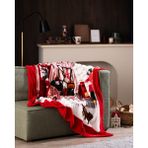 Morzine Welsoft Polar Baskılı Tv Battaniye - Kırmızı - 130 x 170 cm