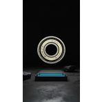MOS 608-ZZ/MC3, 10 Adet, 8X22X7mm, Çift Metal Kapaklı, Sessiz, Yüksek Devirli, Uzun Ömürlü Tek Sıralı Sabit Bilyalı Rulman