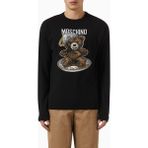Moschino Yün Karışımlı Logo Kazak, Siyah, Ön Logo Detaylı, Ribanalı Manşet ve Etek Ucu - 54