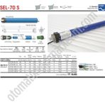 Mosel 140 Nm Redüktörlü Tüp Kepenk Motoru (Ø70 Lık Boru Uyumlu) M