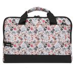 Moserini 13'' - 13.3'' Taban Korumalı, Omuz Askılı Desenli Macbook Air-Pro Laptop Çantası - Spica - Beyaz