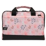 Moserini 13'' - 13.3'' Taban Korumalı, Omuz Askılı Desenli Macbook Air-Pro Laptop Çantası - Venus - Pembe
