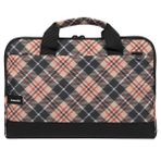 Moserini 13'' - 13.3'' Taban Korumalı Omuz Askılı Desenli Macbook Çantası - Ares Kahverengi