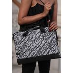 Moserini 15.6'' Taban Korumalı, Omuz Askılı, Desenli Notebook Laptop Macbook Çantası - Rosetta MOSRNTKOANLMDSNLTCMK2