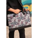 Moserini 15.6'' Taban Korumalı, Omuz Askılı, Desenli Notebook Laptop Macbook Çantası - Vega