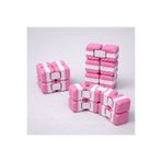 Moshu Design Sonsuz Küp / infinity Küp / Stres Oyuncağı / Hobi / Pembe-Beyaz