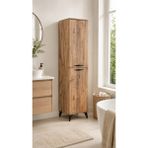 Mossano Verso Çok Amaçlı Dolap, Banyo Dolabı, Mutfak Dolabı, Kiler Dolabı, Balkon Dolabı, 200 cm Yükseklik 40 cm Genişlik 45 cm Derinlik - Atlantik Çam