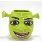 Mossem 3D Shrek Tasarımı Porselen Kupa Bardak ALK4507