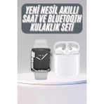 Mossem Akıllı Saat Kulaklık Hediyeli Uyku ve Sağlık Takibi Yapabilen Uzun Ömürlü - 01P-Pembe - 35 - 48 mm