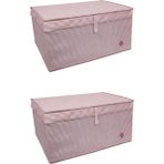 Mossem Düzenleyici Kutu Organizer Cırtlı Saklama Hurç Maxi Boy 30CM x 40CM x 50CM (5 Adet)