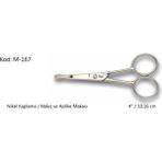 Mossem Europe Aplike ve Nakış Makası Kıvrık Küt Uçlu No:4 10,16 cm