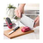 Mossem Katlanabilir Çift Aşamalı Bıçak Bileyici - 0,21 L - 000-Siyah