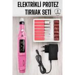 Mossem Nasır Temizleyici Manikür Pedikür Seti Elektrikli USB Girişli - 0- Koyu Mavi