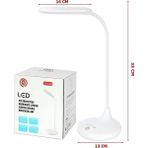 Mossem Şarjlı Sarı ve Beyaz Renk Masa Lambası WT-005