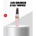 Mossem USB Şarjlı Ayak Törpüsü Nasır Temizleyici Elektrikli - 0- Koyu Mavi