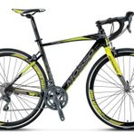 MOSSO CAVALIER CLARIS YOL YARIŞ BİSİKLETİ SİYAH LIME 56 kadro (GREENWAY BİSİKLET)