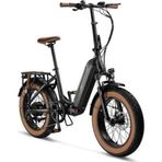 Mosso Hydra 420H HYD 20 Jant 7 Vites Mat Siyah Elektrikli Katlanır Bisiklet