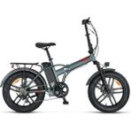 Mosso Ignera-Rr Elektrikli Katlanır Bisiklet 420H Hd 20 Jant 7 Vites Mat Antrasit Kırmızı